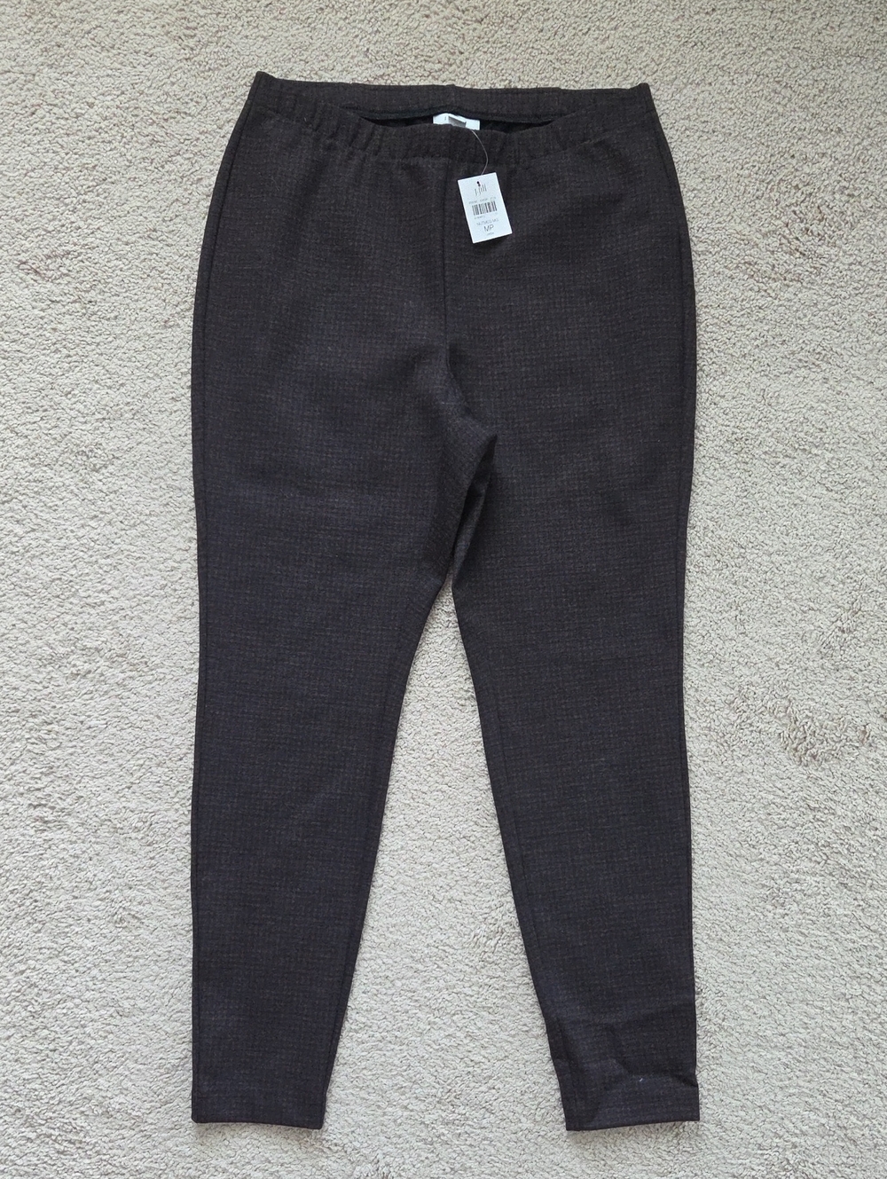 J. Jill Chocolate Brown Knit Leggings